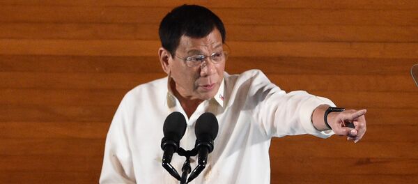 Le président des Philippines, Rodrigo Duterte - Sputnik Afrique