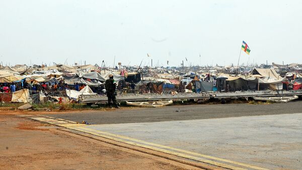Le camp de déplacés à Bangui, en Centrafrique - Sputnik Afrique