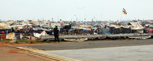 Le camp de déplacés à Bangui, en Centrafrique - Sputnik Afrique