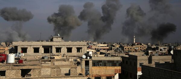 La Ghouta orientale, près de Damas La Ghouta orientale, près de Damas - Sputnik Afrique