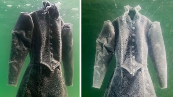Une robe plongée dans la mer Morte - Sputnik Afrique