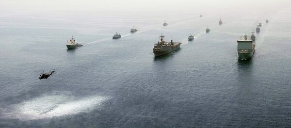 Navires américains dans le Golfe Navires américains dans le Golfe - Sputnik Afrique