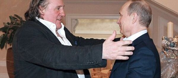 Depardieu et Poutine - Sputnik Afrique