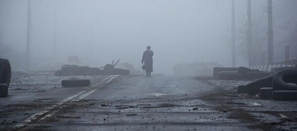 Destructions dans l'est de l'Ukraine, à Donetsk - Sputnik Afrique