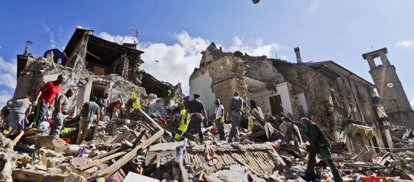 séisme en Italie - Sputnik Afrique