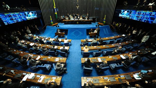 Une séance plénière du Sénat brésilien à Brasilia - Sputnik Afrique