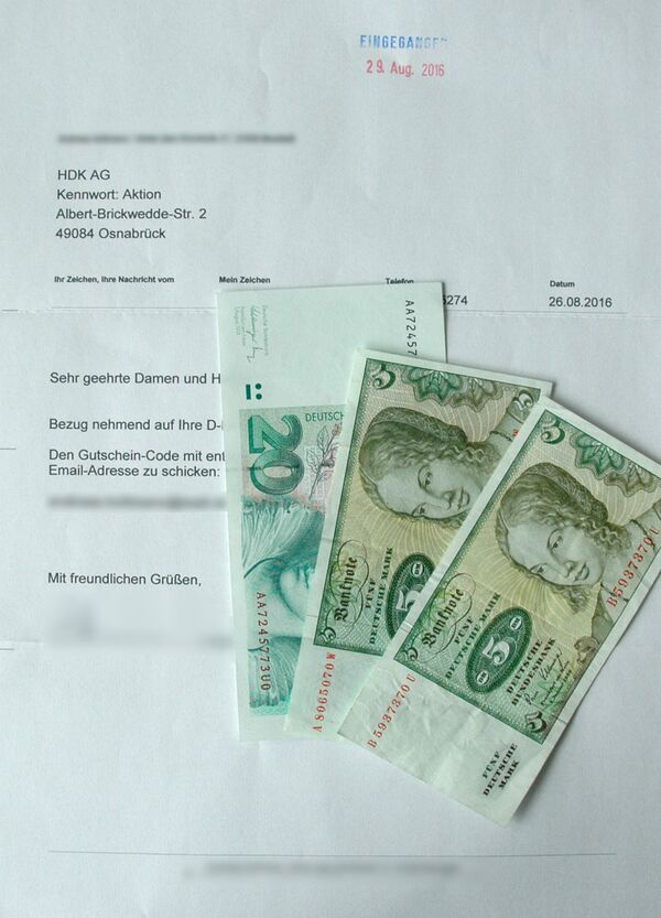 En Allemagne, le mark fait son grand retour dans le commerce en ligne - Sputnik Afrique