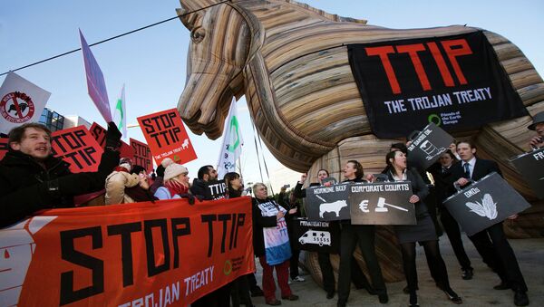 La manifestation contre le TTIP - Sputnik Afrique