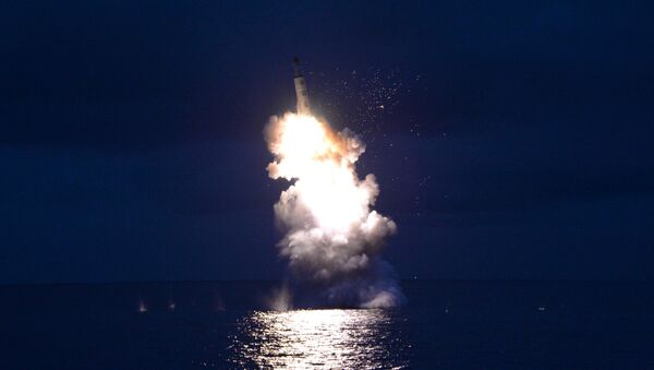 Tir d'un missile nord-coréen depuis un sous-marin - Sputnik Afrique