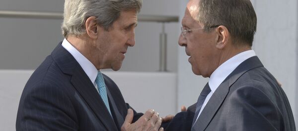 John Kerry et Sergueï Lavrov John Kerry et Sergueï Lavrov - Sputnik Afrique