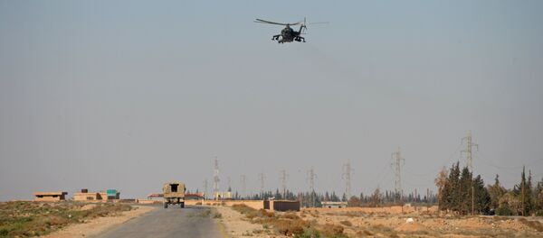Un hélicoptère gouvernemental abattu en Syrie, deux victimes - Sputnik Afrique