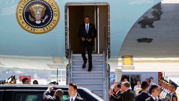 Le président américain Barack Obama arrive pour le sommet du G20 à Hangzhou - Sputnik Afrique