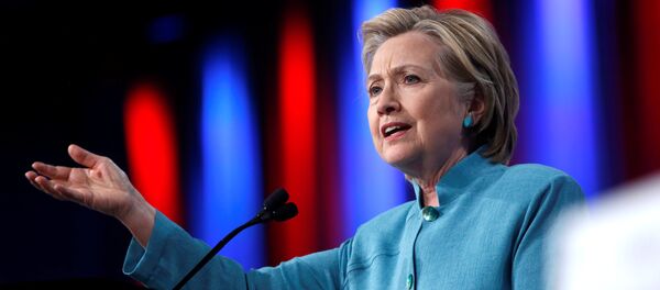 Le candidat au poste présidentiel américain Hillary Clinton - Sputnik Afrique