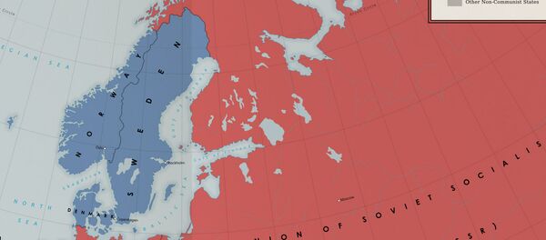 une carte fictive illustrant une version alternative de la guerre froide dans les années 1960 - Sputnik Afrique