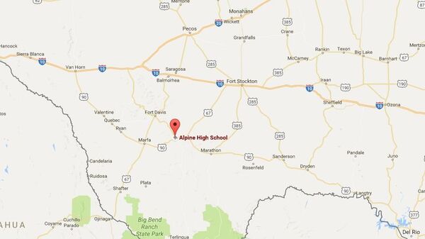 Lycée dans la ville d'Alpine dans l'ouest du Texas, aux Etats-Unis - Sputnik Afrique