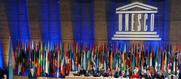 L'emblème de l'UNESCO. Archive photo - Sputnik Afrique