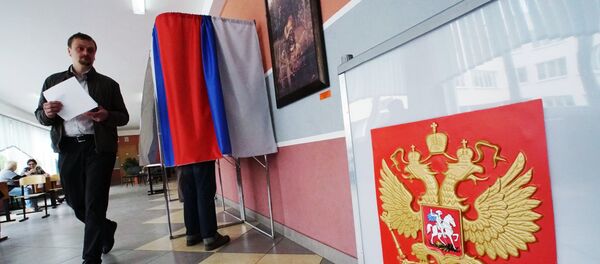 Предварительное голосование за кандидатов от партии Единая Россия, выдвигаемых на выборы в Госдуму - Sputnik Afrique