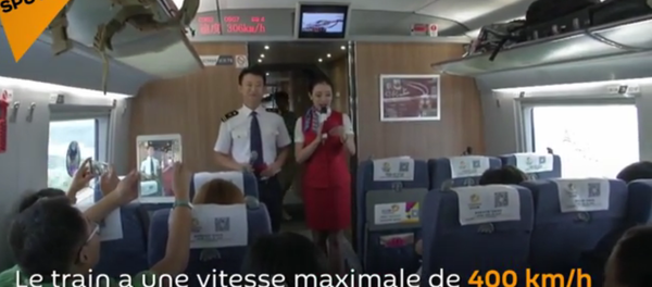 Le train le plus rapide du monde est chinois - Sputnik Afrique