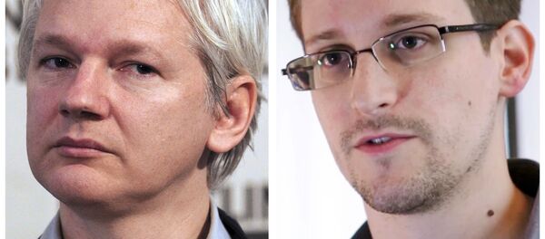 Assange et Snowden - Sputnik Afrique