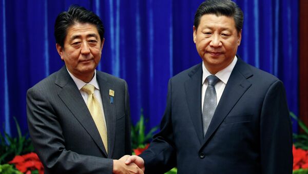 Le premier ministre japonais et le président chinois - Sputnik Afrique