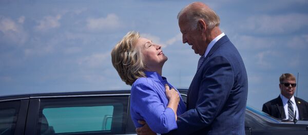 Hillary Clinton et Joe Biden - Sputnik Afrique