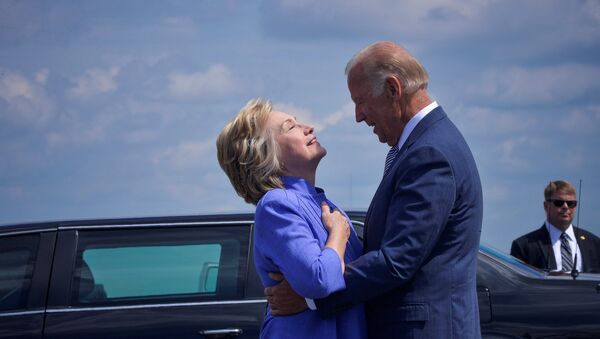 Hillary Clinton et Joe Biden - Sputnik Afrique