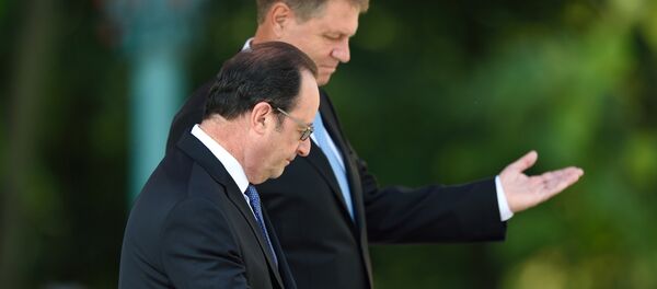 Hollande et Iohannis - Sputnik Afrique