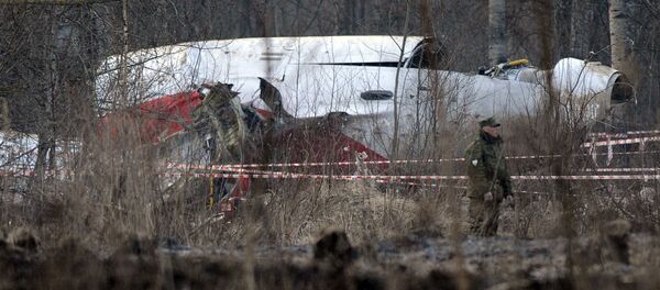 Les débris du Tu-154 du Président polonais Lech Kaczynski, qui s'est écrasé non loin de Smolensk en avril 2010 - Sputnik Afrique