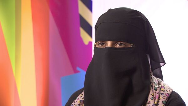 Une femme portant un niqab - Sputnik Afrique