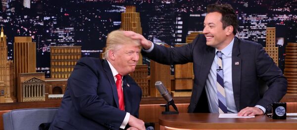 Donald Trump et Jimmy Fallon - Sputnik Afrique