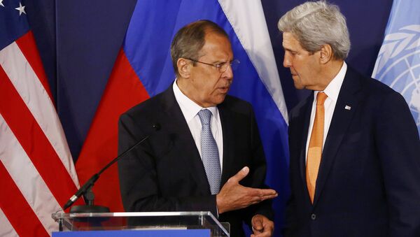 Sergueï Lavrov et John Kerry - Sputnik Afrique