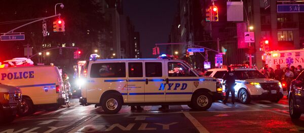 Lieu de l'explosion à New York - Sputnik Afrique