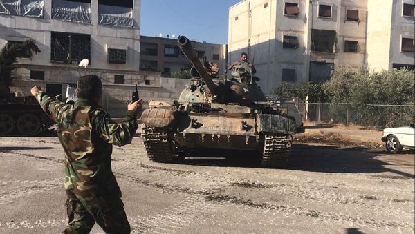 Syrische Armee in Aleppo - Sputnik Afrique