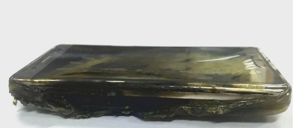 Le smartphone explosé Samsung Galaxy Note 7 - Sputnik Afrique