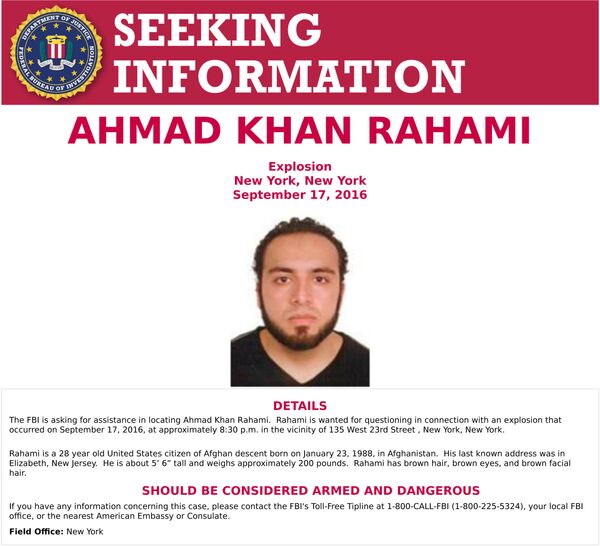 Ahmad Khan Rahami - Sputnik Afrique