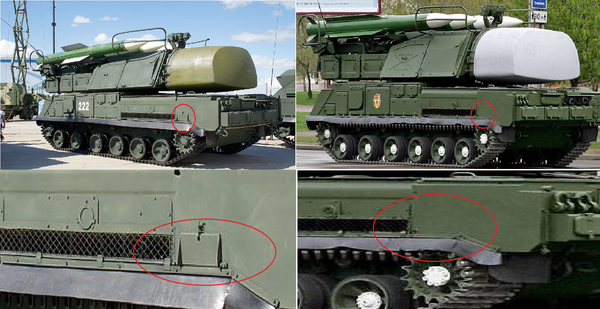 La modification du système antiaérien 9A310M1-2 (à gauche) et la version 9A310 (à droite) La modification du système antiaérien 9A310M1-2 (à gauche) et la version 9A310 (à droite) - Sputnik Afrique
