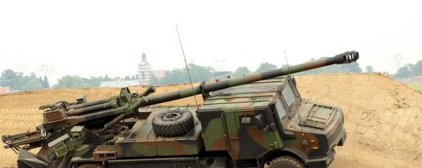 Le système d'artillerie automoteur Caesar - Sputnik Afrique