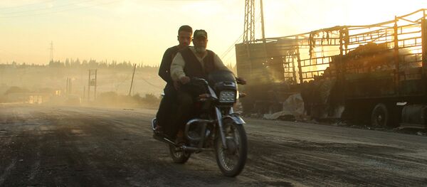 Convoi humanitaire bombardé en Syrie - Sputnik Afrique