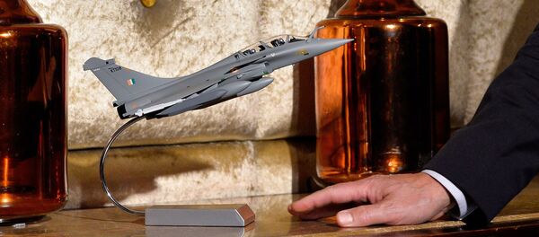 a model of a Rafale fighter jet a model of a Rafale fighter jet - Sputnik Afrique