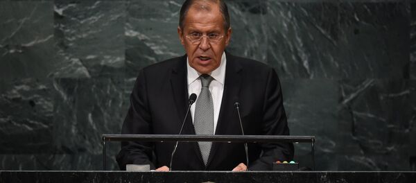 Sergueï Lavrov du haut de la tribune de l'Assemblée générale de l'Onu - Sputnik Afrique