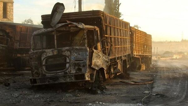 Un camion du convoi humanitaire de l'Onu attaqué en Syrie - Sputnik Afrique