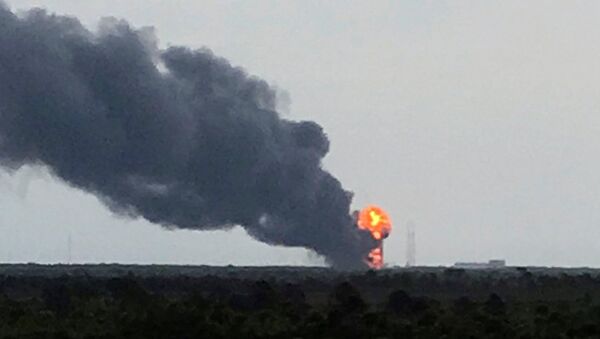 Explosion de Falcon 9 - Sputnik Afrique