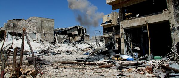 Освобожденный район Рамусе на юге Алеппо Освобожденный район Рамусе на юге Алеппо - Sputnik Afrique