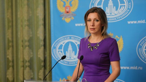 Russian Foreign Ministry spokeswoman Zakharova during a weekly press briefing - Sputnik Afrique