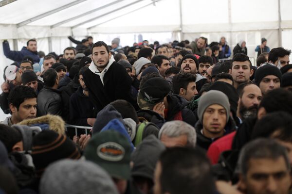 Des migrants en Allemagne Des migrants en Allemagne - Sputnik Afrique