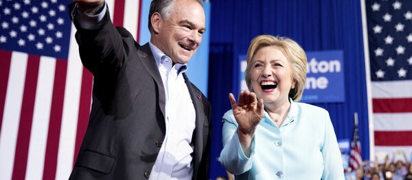 Hillary Clinton et Tim Kaine - Sputnik Afrique
