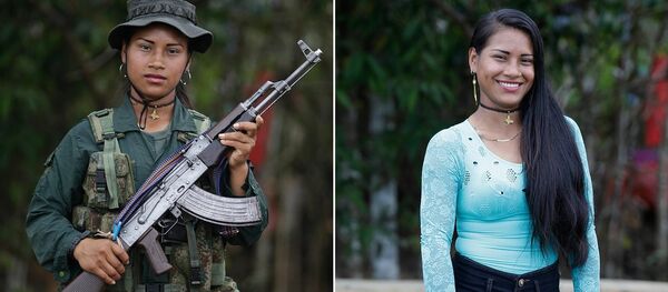 La beauté désarmée désarmante: le pacte de paix colombien en 10 portraits féminins - Sputnik Afrique