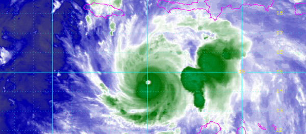 L'ouragan Matthew vu de l'espace - Sputnik Afrique