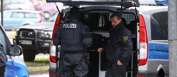 Policiers à Chemnitz - Sputnik Afrique