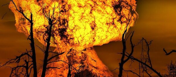 Explosion d'une bombe nucléaire - Sputnik Afrique